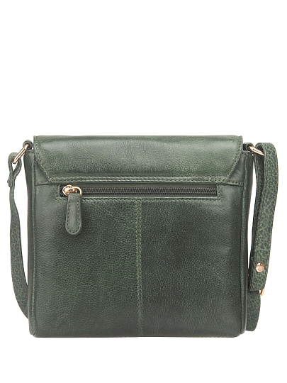 Женская сумка Dr. Koffer из натуральной кожи зеленая