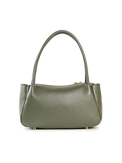 Женская сумка Dr. Koffer из натуральной кожи зеленая