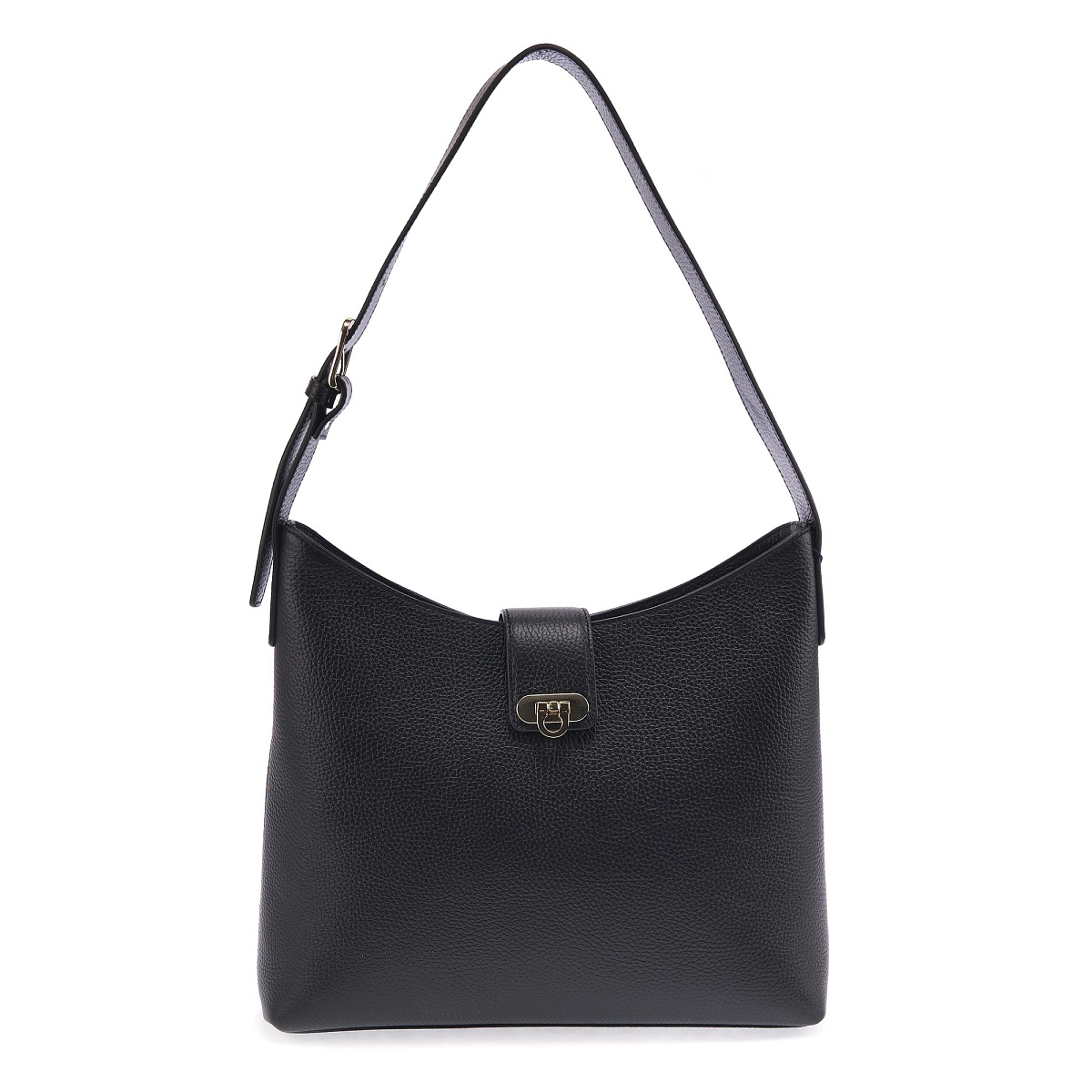 Женская сумка Dr. Koffer из натуральной кожи черная