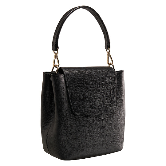 Женская сумка Dr. Koffer из натуральной кожи черная