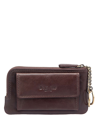 Ключница Dr.Koffer из натуральной кожи коричневая