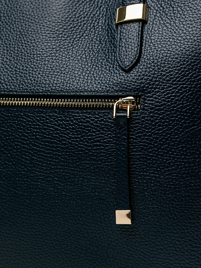 Женская сумка Dr.Koffer из натуральной кожи синяя