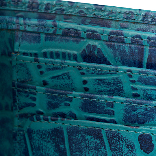 Портмоне Dr.Koffer из натуральной кожи синее