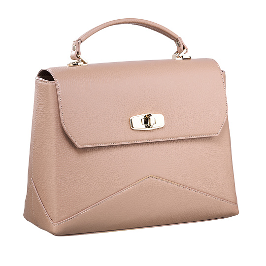 Женская сумка  Dr. Koffer из натуральной кожи розовая