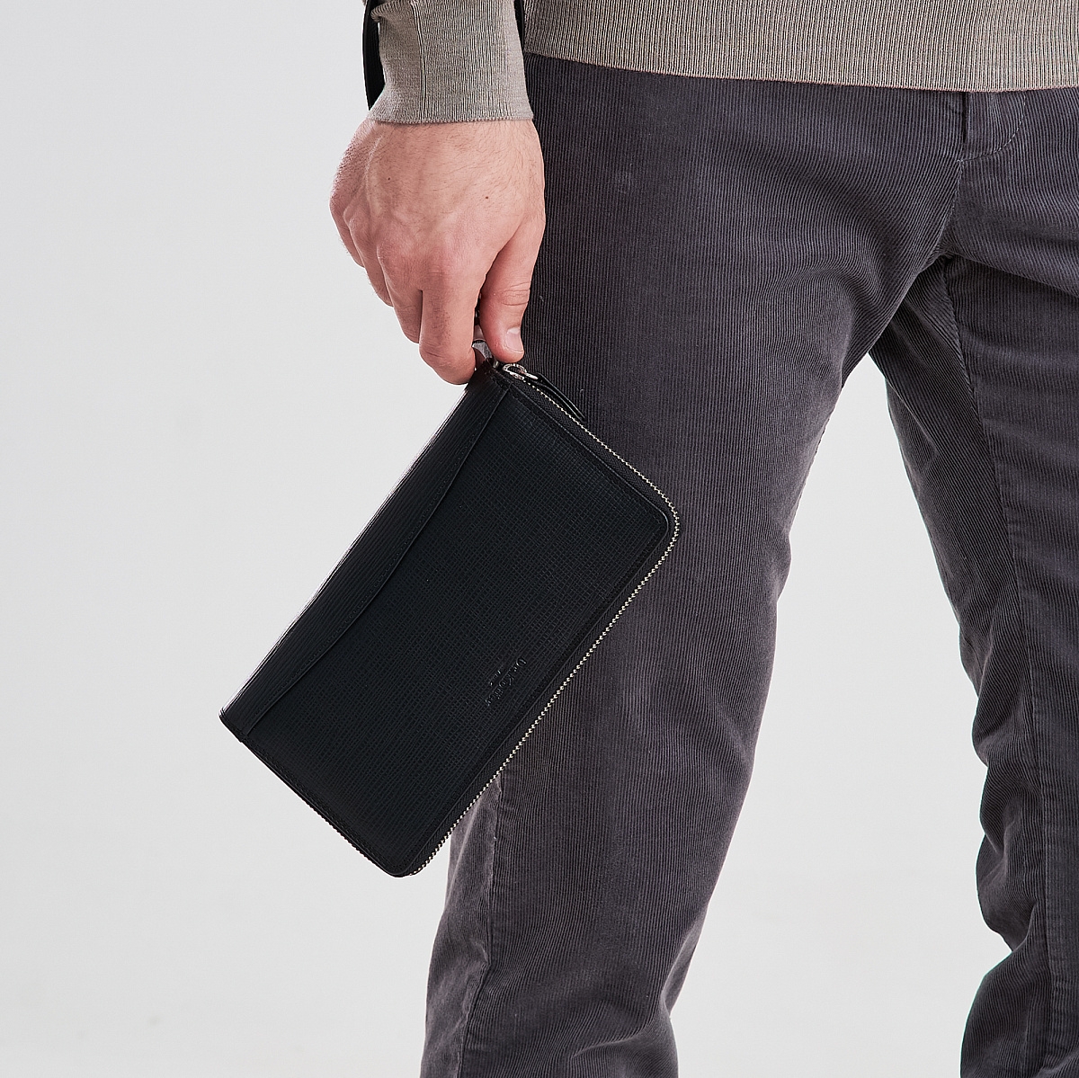 Портмоне Dr.Koffer из натуральной кожи черное