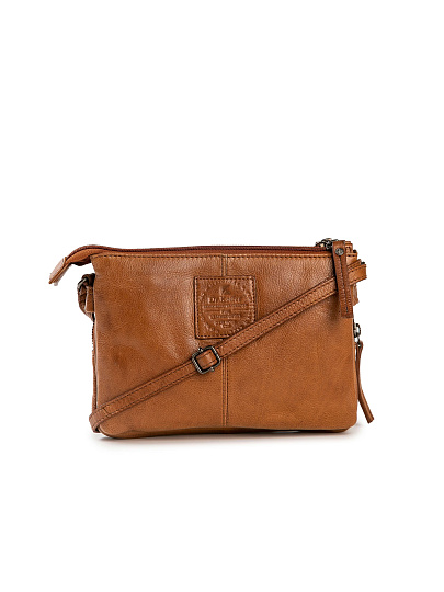 Сумка через плечо Dr.Koffer из натуральной кожи коричневая