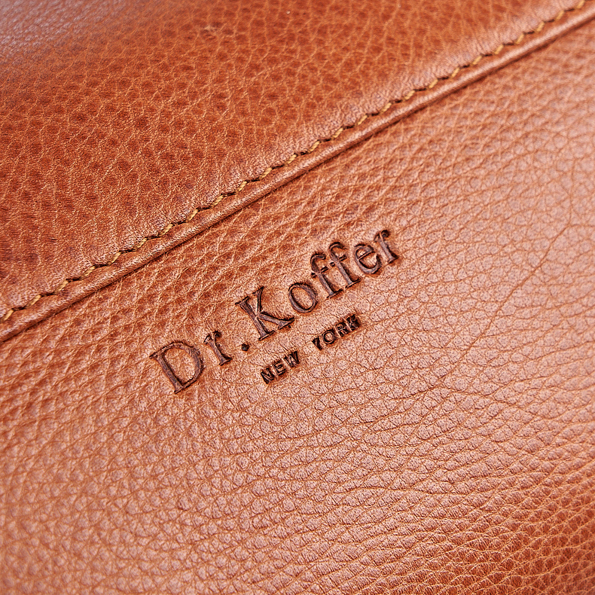 Несессер Dr.Koffer из натуральной кожи коричневый