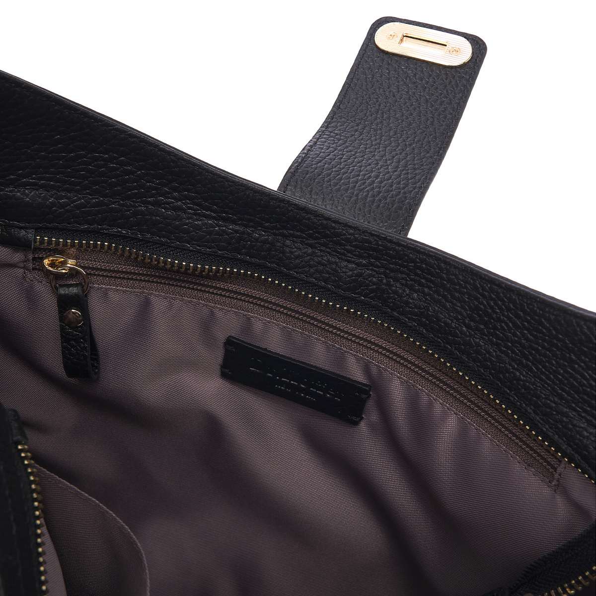 Женская сумка Dr. Koffer из натуральной кожи черная