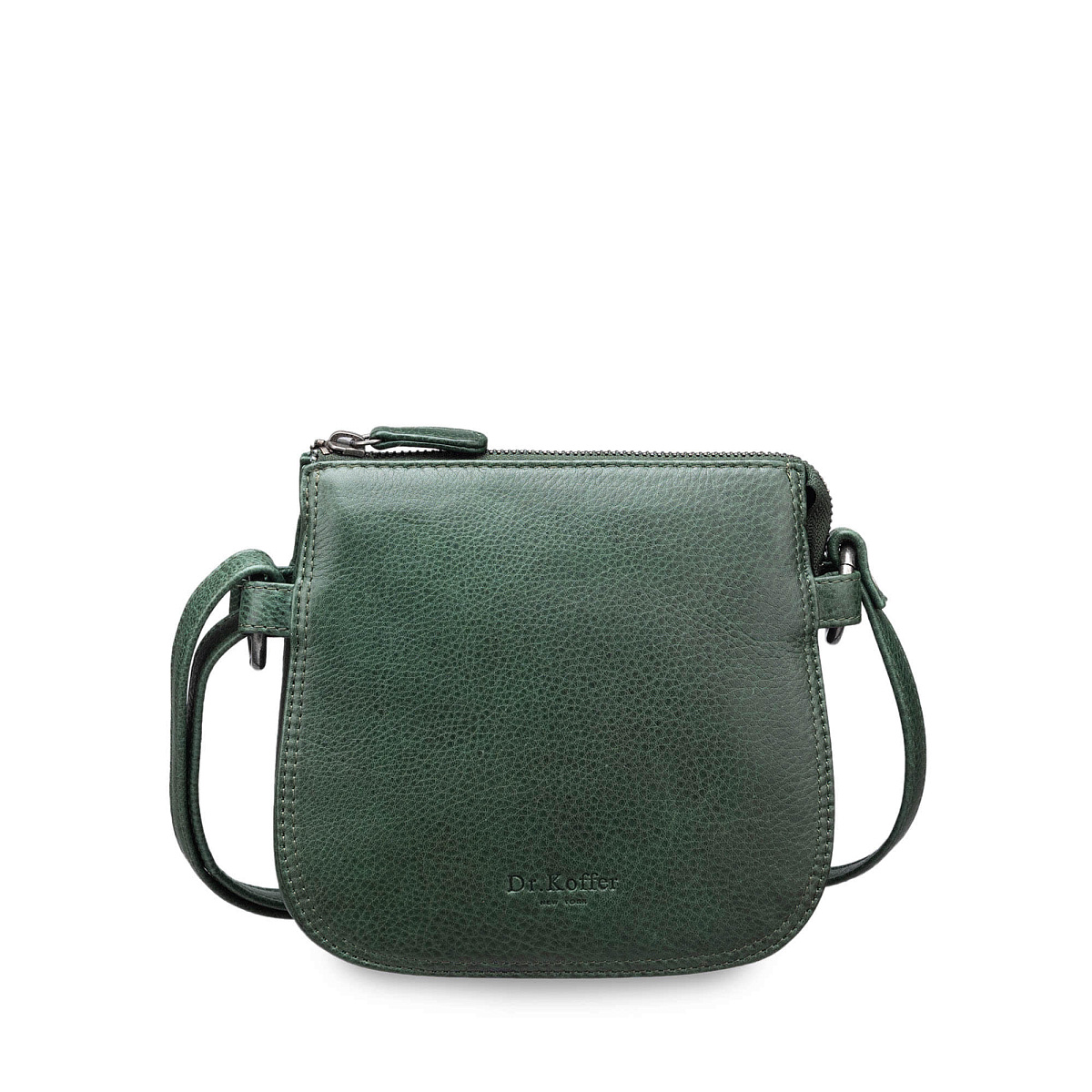 Женская сумка Dr.Koffer из натуральной кожи зеленая