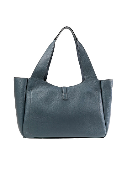 Женская сумка Dr.Koffer из натуральной кожи серая