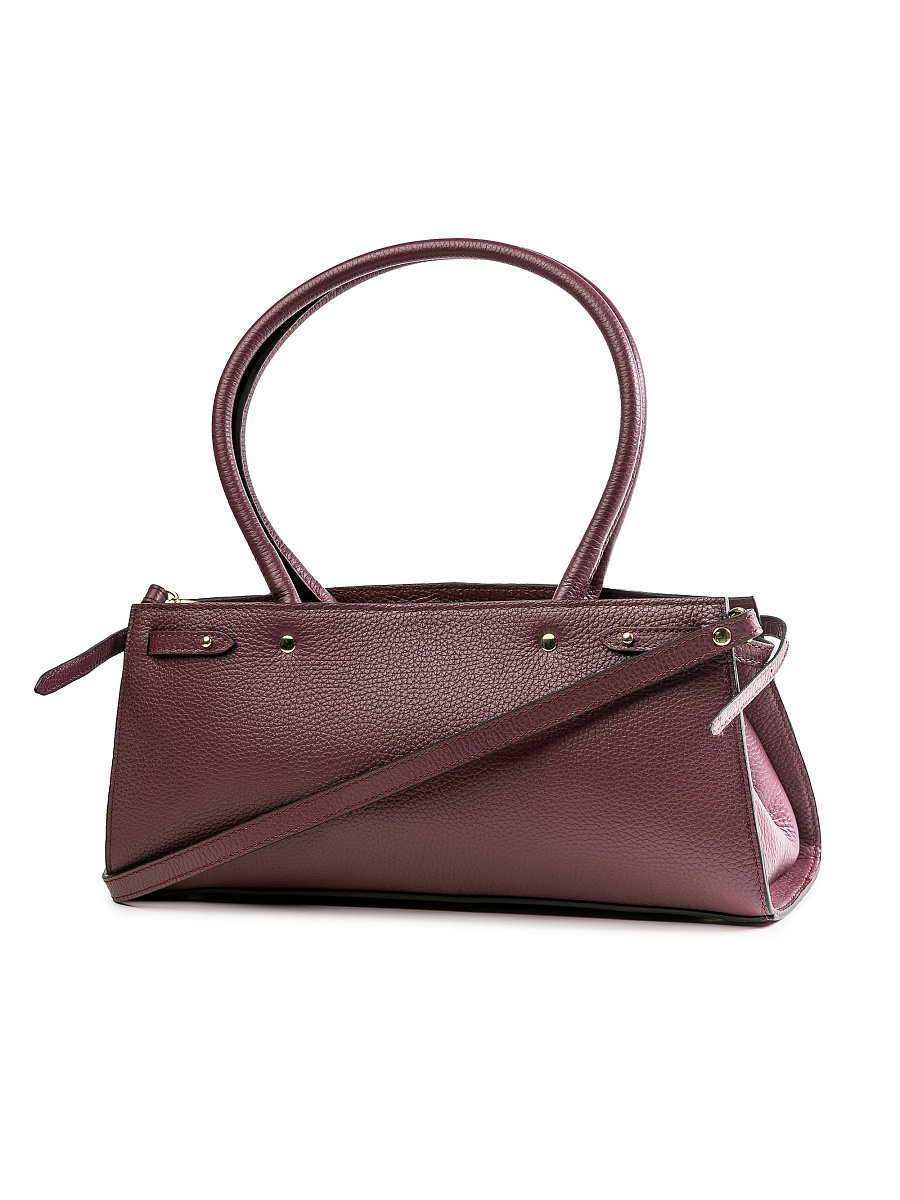 Женская сумка Dr.Koffer из натуральной кожи бордовая