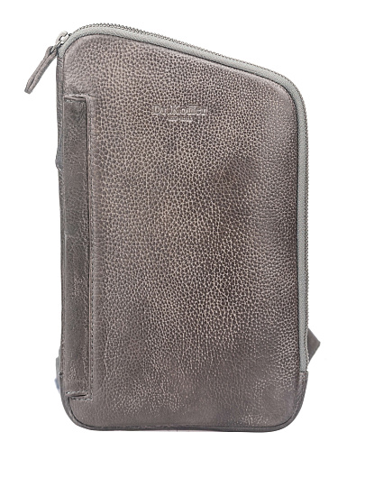 Рюкзак Dr. Koffer из натуральной кожи серый