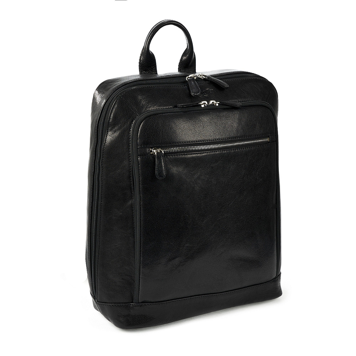 Рюкзак Dr.Koffer из натуральной кожи черный