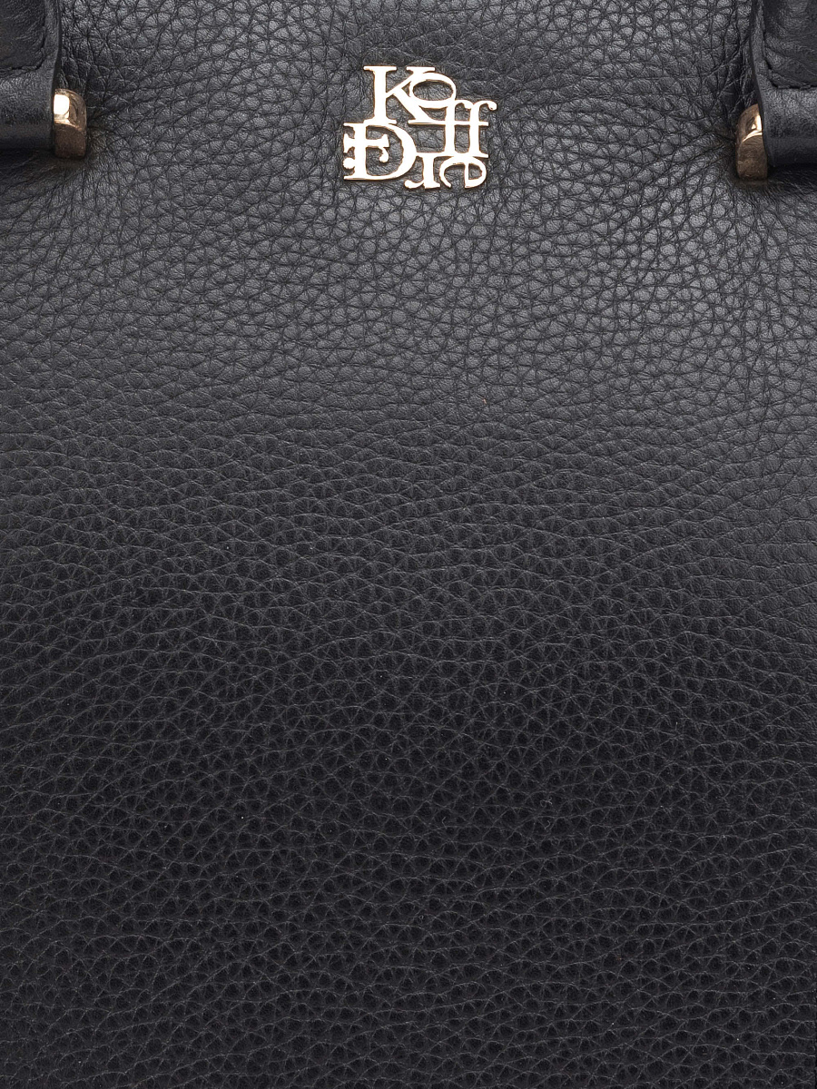 Женская сумка Dr. Koffer из натуральной кожи черная