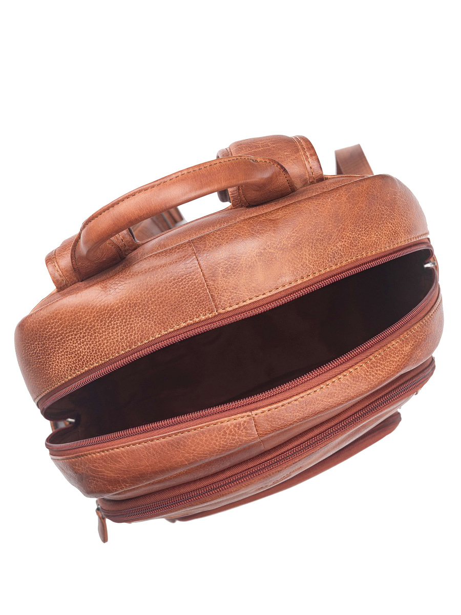 Рюкзак Dr. Koffer из натуральной кожи коричневый