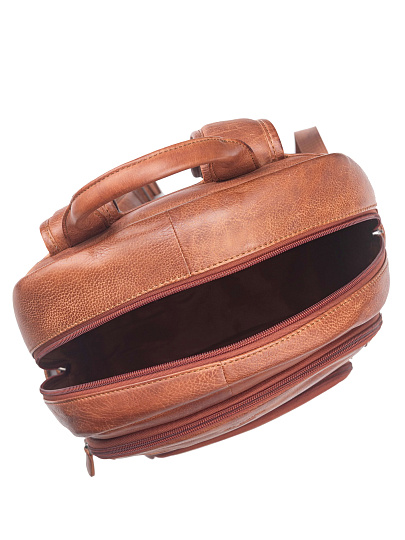 Рюкзак Dr. Koffer из натуральной кожи коричневый