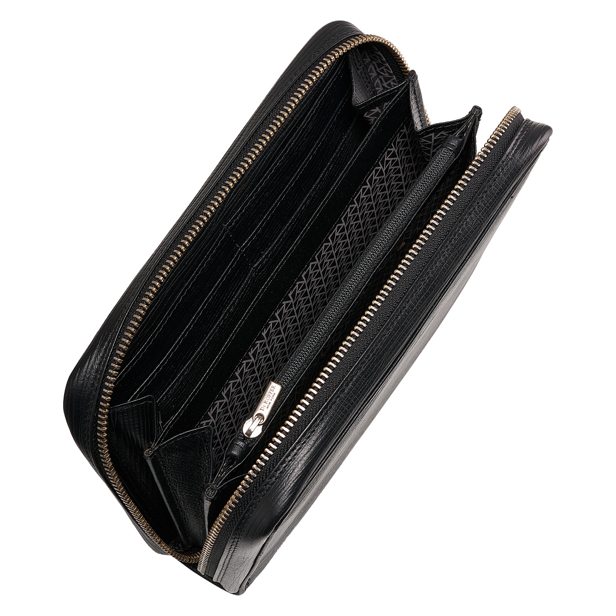 Сумка барсетка из натуральной кожи Dr. Koffer черная