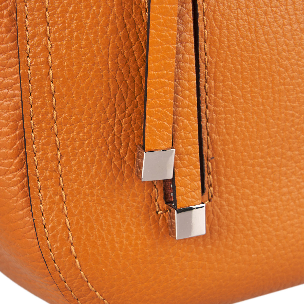 Женская сумка Dr. Koffer из натуральной кожи оранжевая