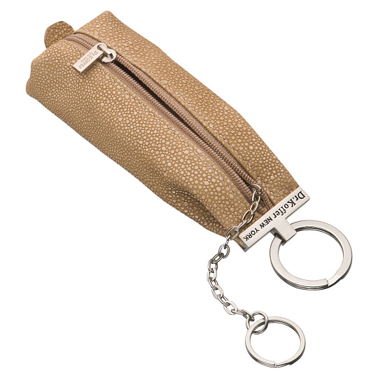 Ключница Dr.Koffer из натуральной кожи бежевая