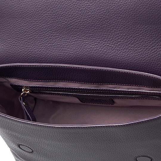 Женская сумка  Dr. Koffer из натуральной кожи фиолетовая