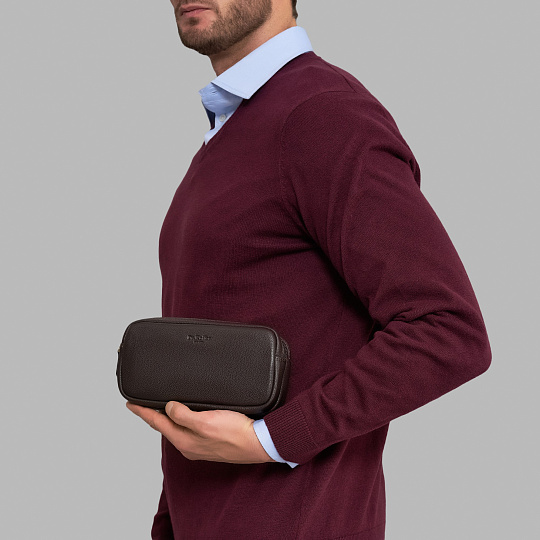 Несессер Dr.Koffer из натуральной кожи коричневый