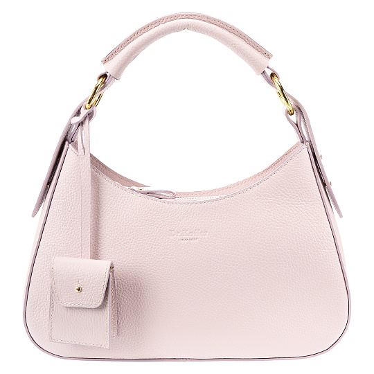 Женская сумка Dr. Koffer из натуральной кожи розовая