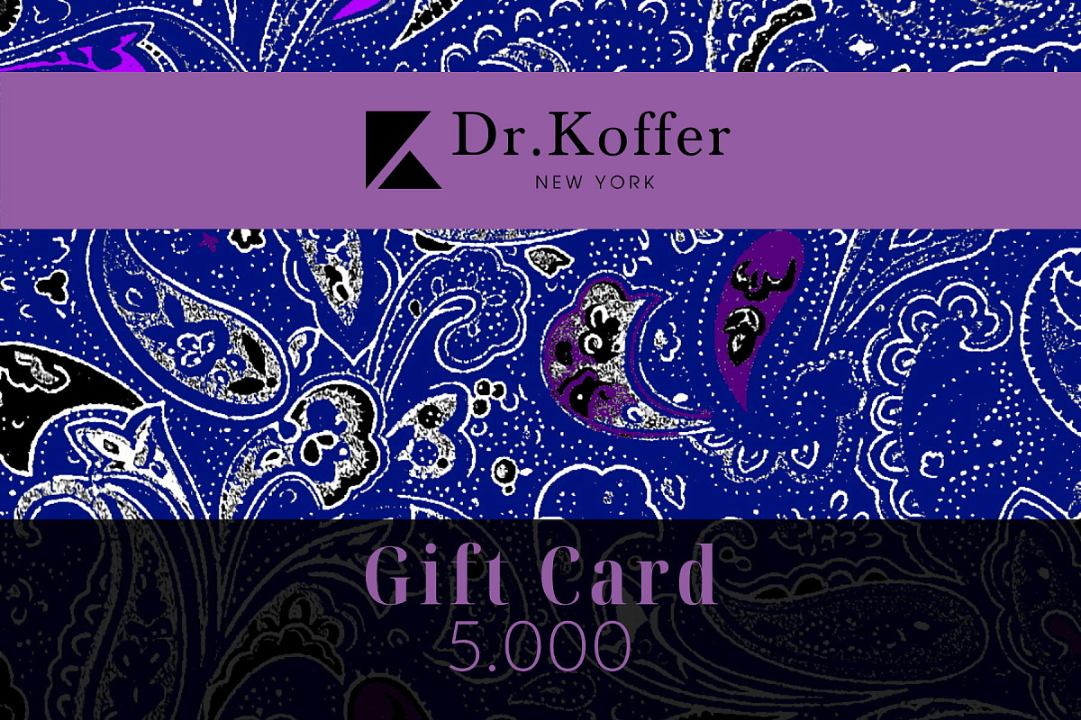 Электронная подарочная карта для koffer.ru 5000 руб