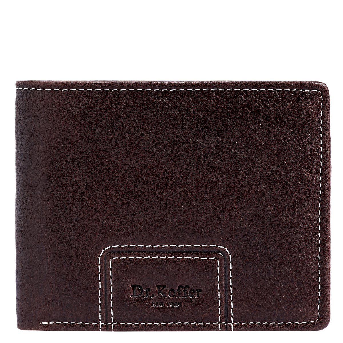 Портмоне Dr.Koffer из натуральной кожи коричневое