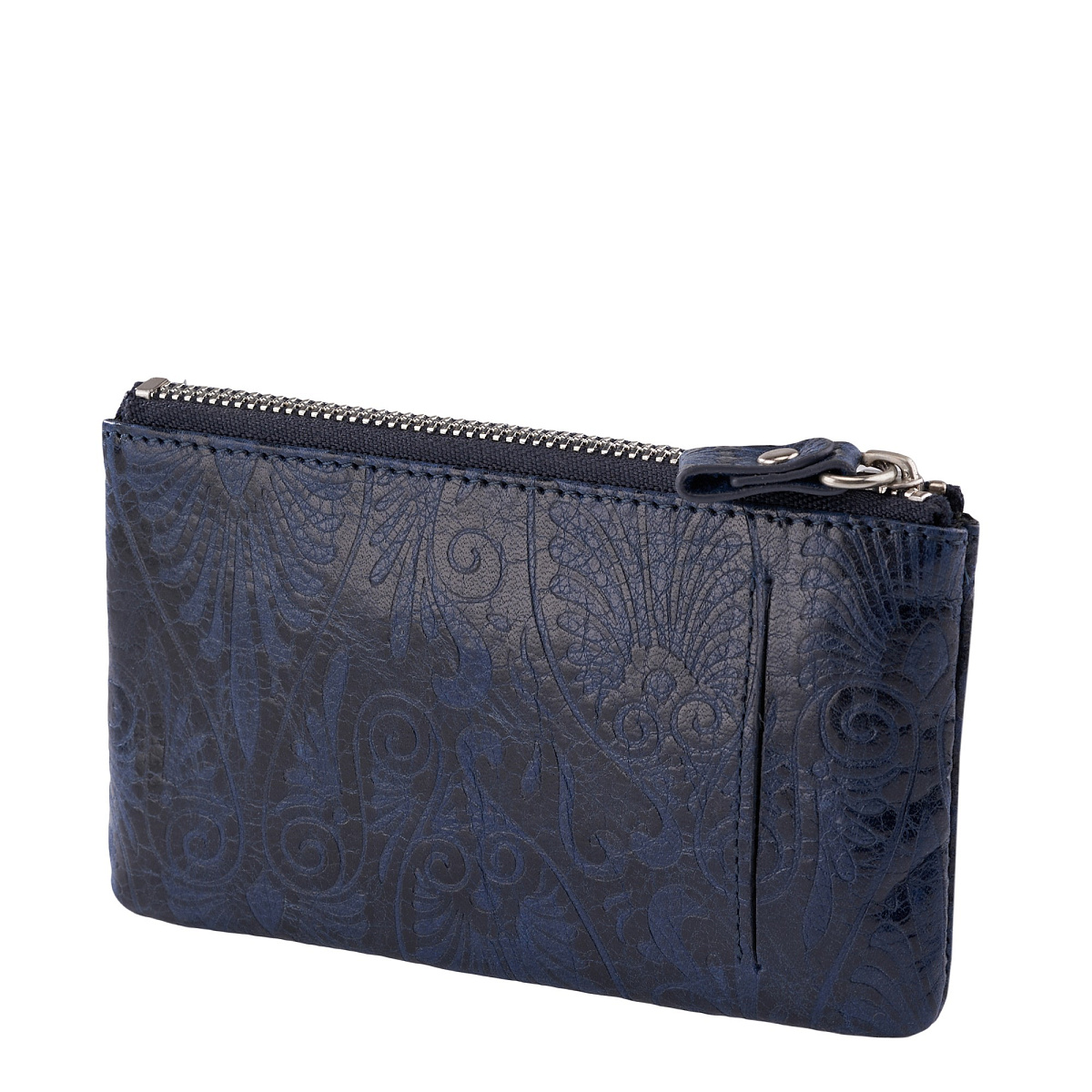 Ключница Dr.Koffer из натуральной кожи синяя