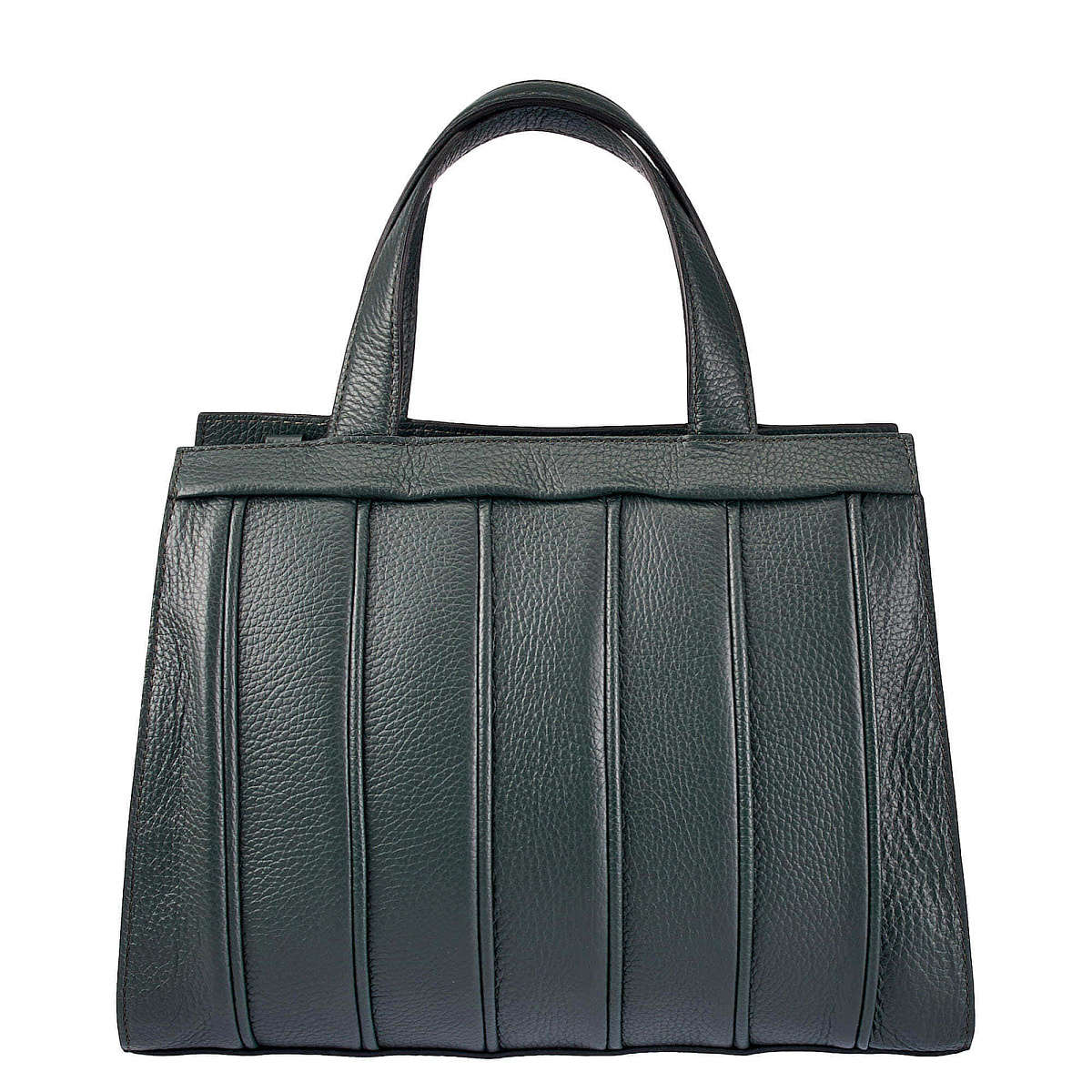 Женская сумка Dr. Koffer из натуральной кожи зеленая