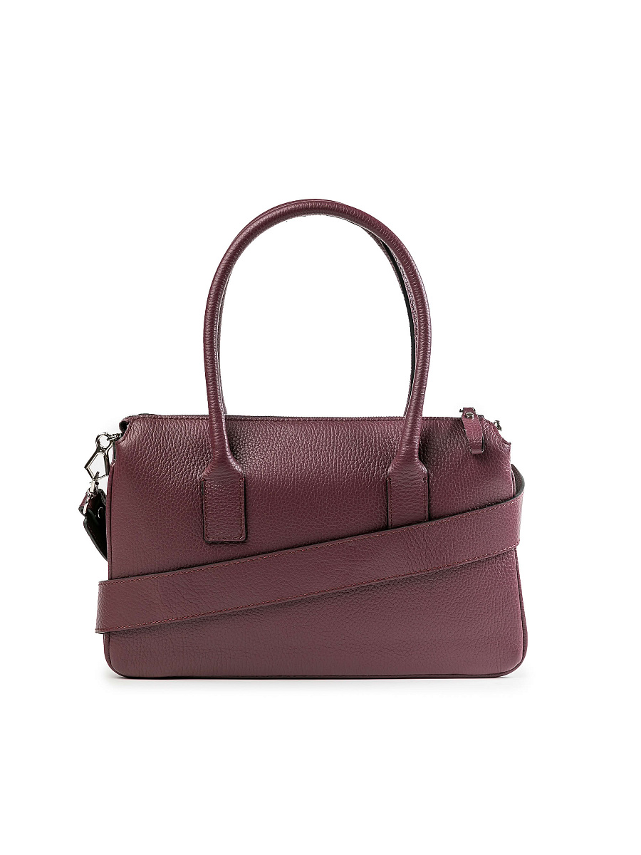 Женская сумка Dr.Koffer из натуральной кожи бордовая