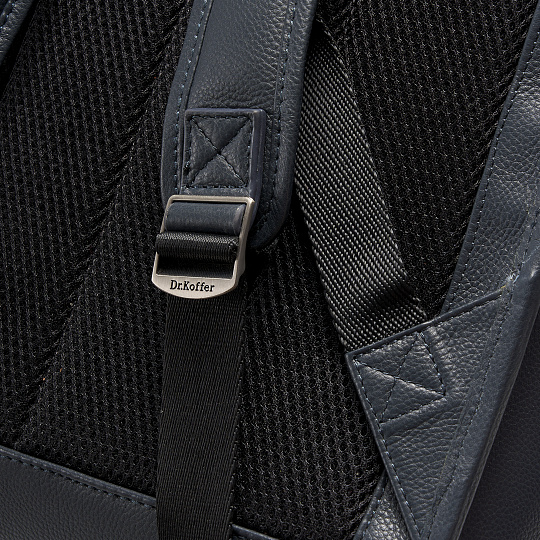 Рюкзак Dr.Koffer из натуральной кожи синий