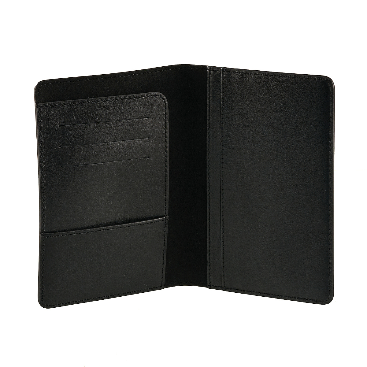 Обложка для паспорта Dr.Koffer из натуральной кожи черная