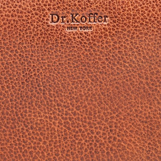 Портмоне Dr.Koffer из натуральной кожи коричневое