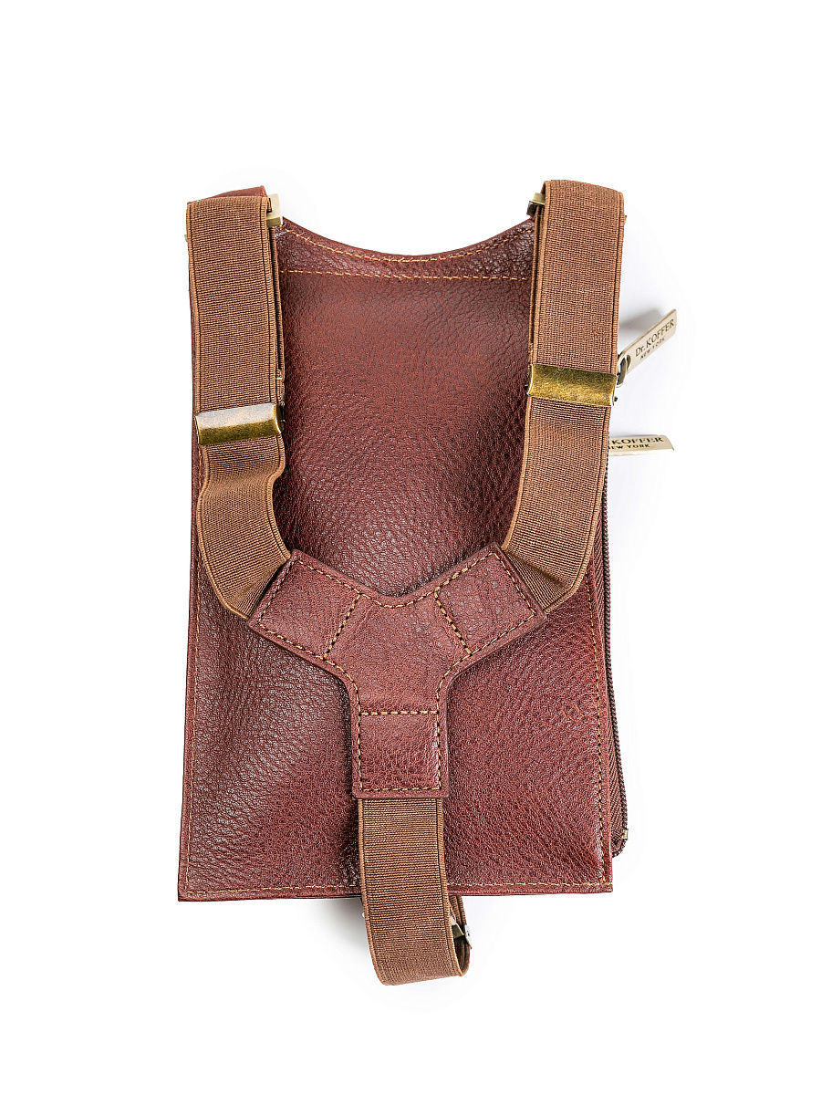 Нагрудный кошелек дорожный Dr.Koffer из натуральной кожи