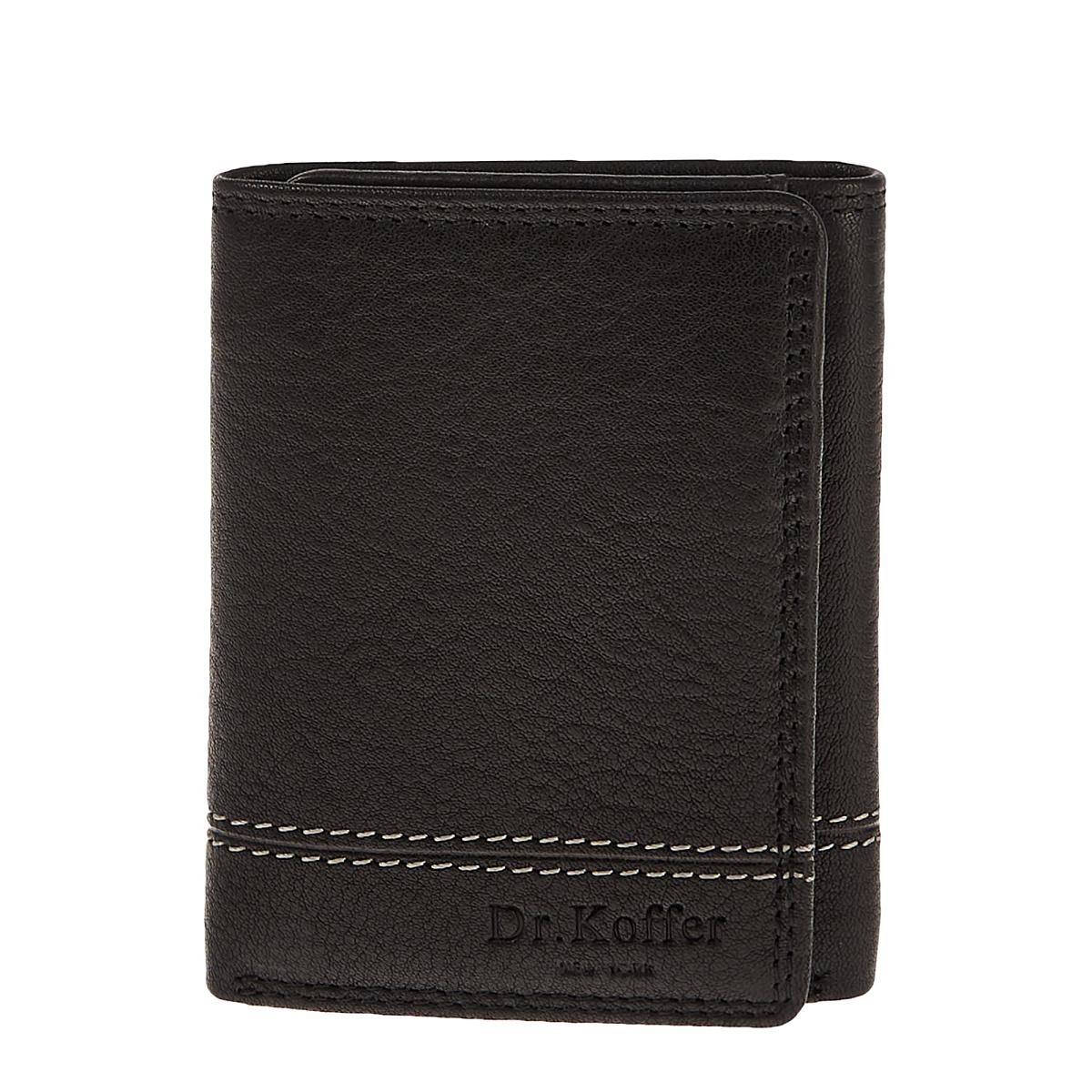 Портмоне Dr.Koffer из натуральной кожи черное