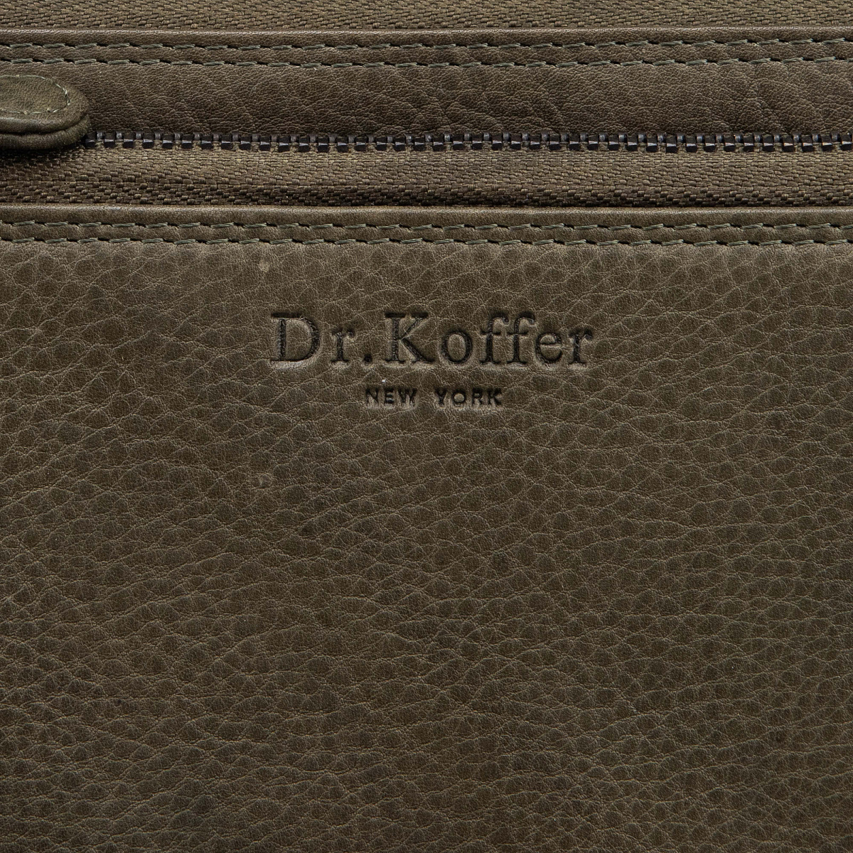 Портмоне Dr.Koffer из натуральной кожи коричневое