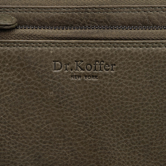 Портмоне Dr.Koffer из натуральной кожи коричневое