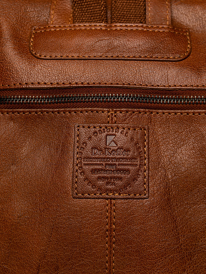 Рюкзак Dr.Koffer из натуральной кожи коричневый
