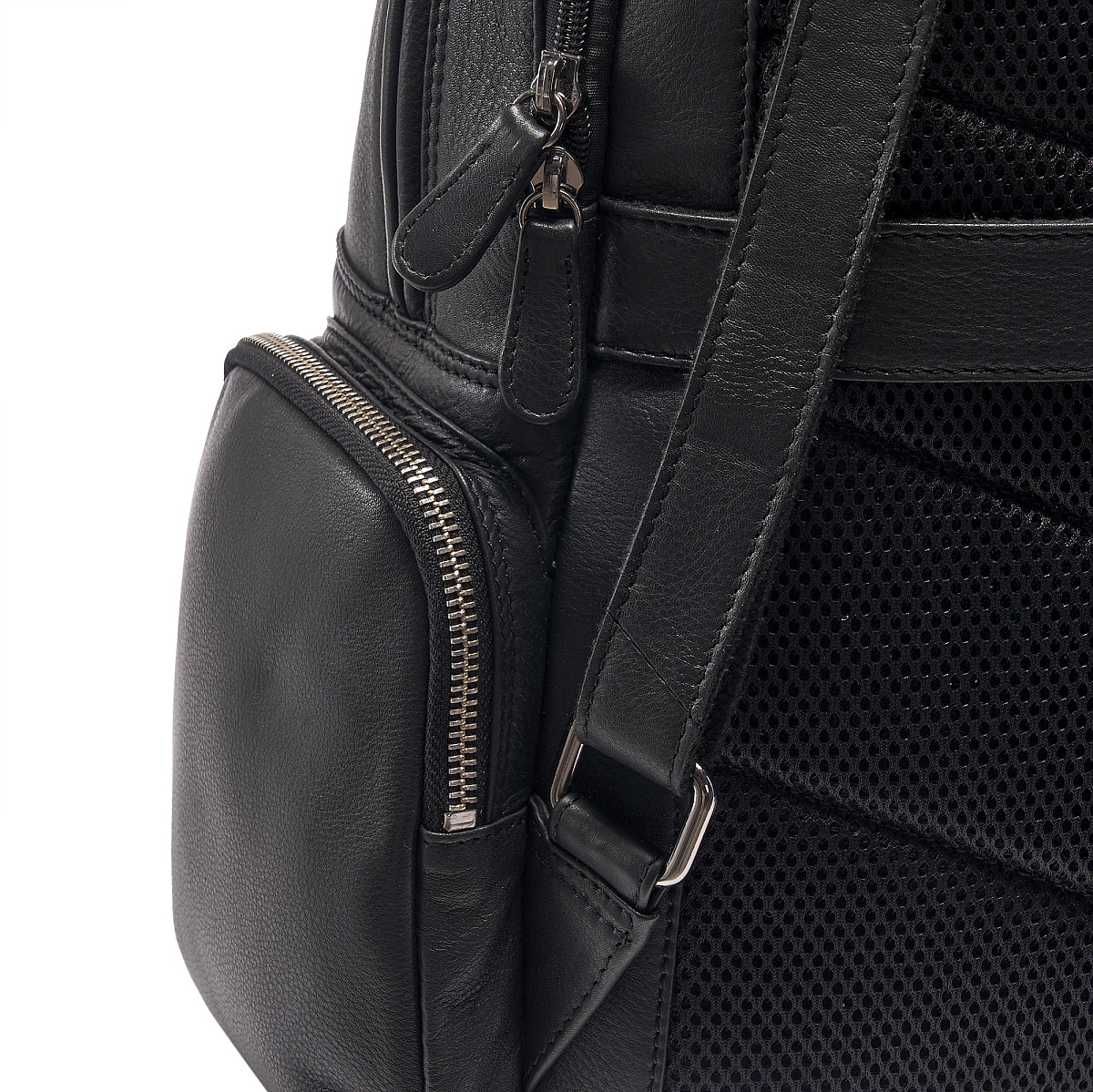 Рюкзак Dr.Koffer из натуральной кожи черный