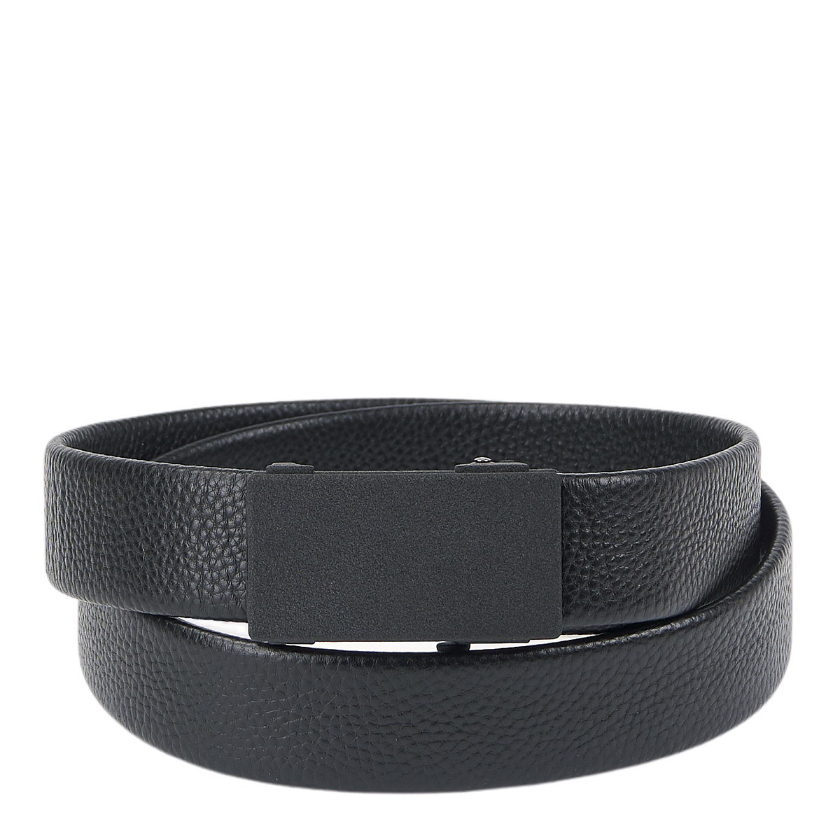 Ремень Dr. Koffer из натуральной кожи черный
