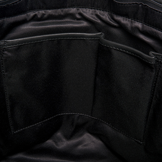 Женская сумка Dr.Koffer из натуральной кожи чёрная