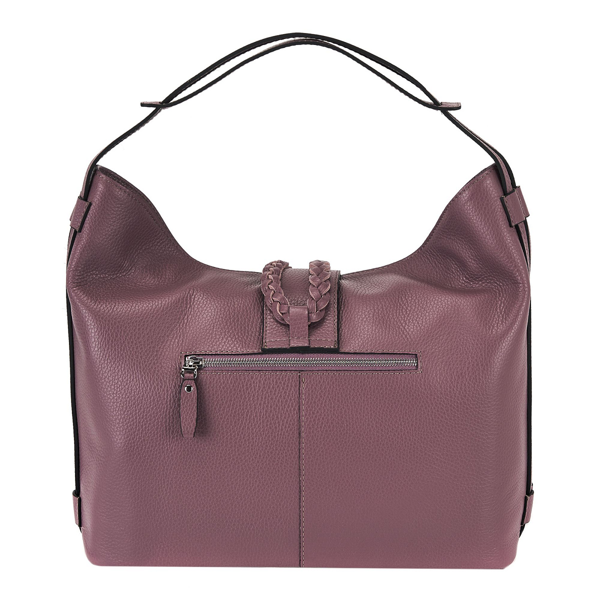Женская сумка Dr. Koffer из натуральной кожи фиолетового цвета 