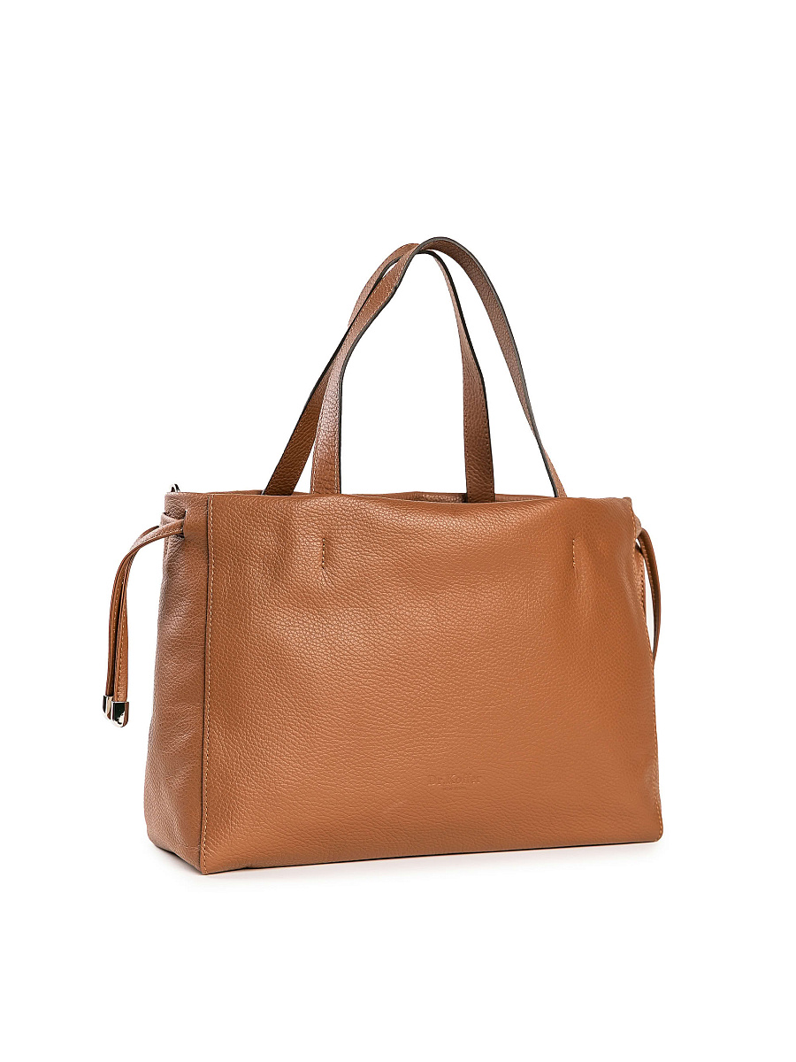 Женская сумка Dr. Koffer из натуральной кожи коричневая