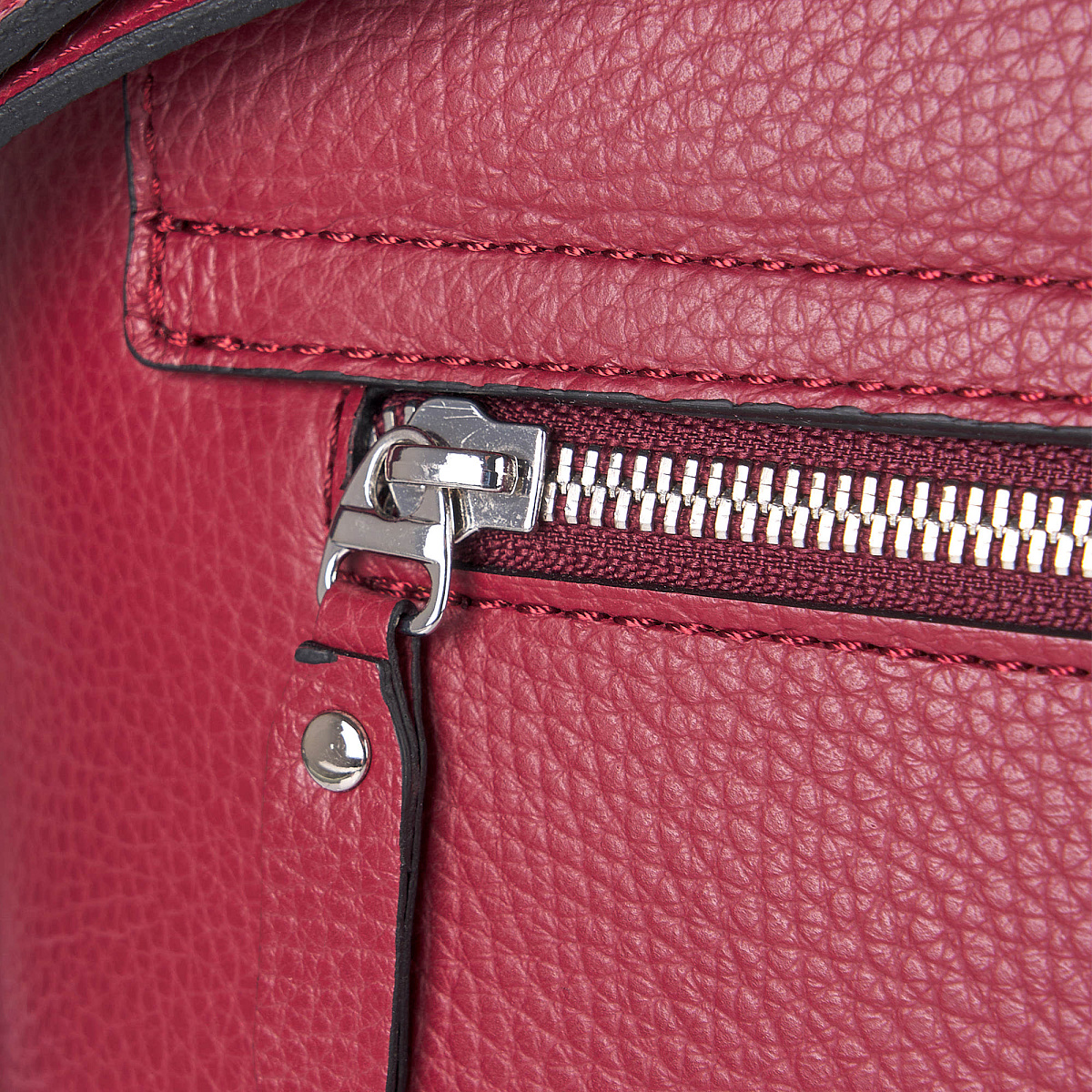 Женская сумка Dr. Koffer из натуральной кожи красная