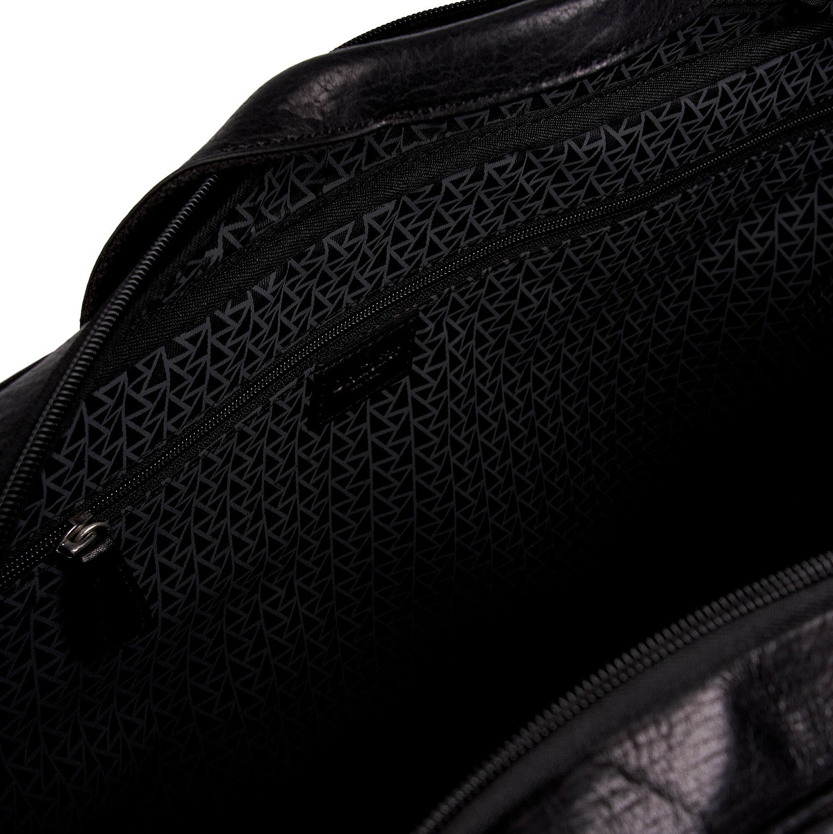 Сумка дорожная Dr.Koffer из натуральной кожи черная