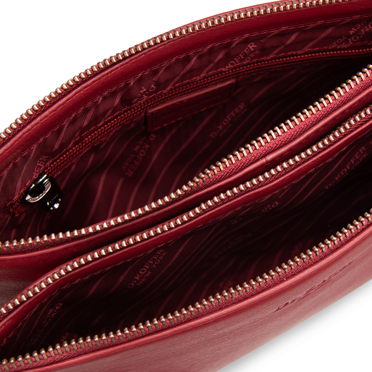 Женская сумка Dr. Koffer из натуральной кожи бордовая