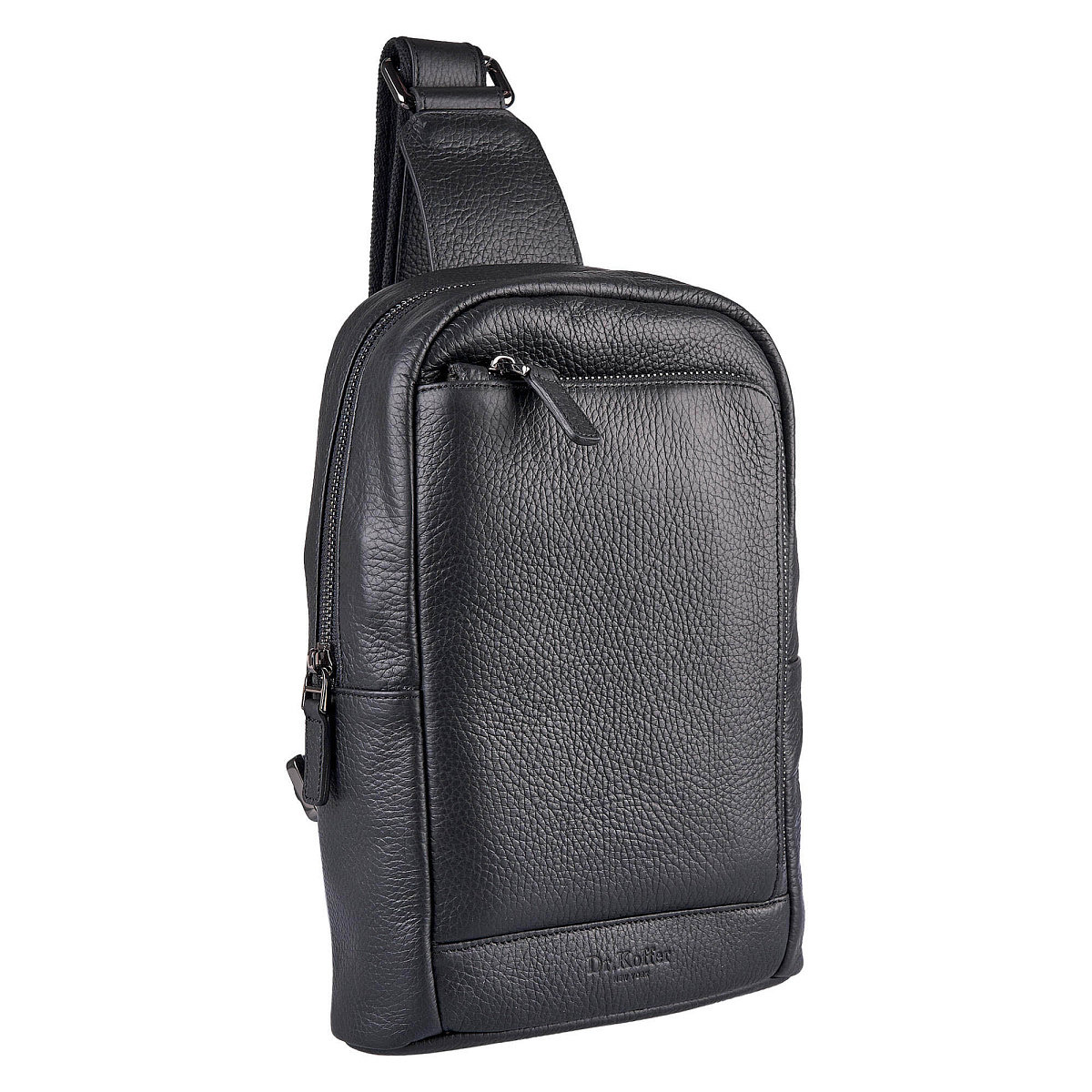 Рюкзак Dr. Koffer из натуральной кожи черный