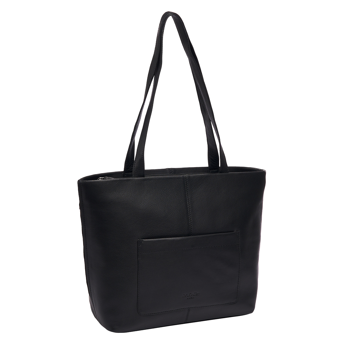 Женская сумка Dr.Koffer из натуральной кожи чёрная