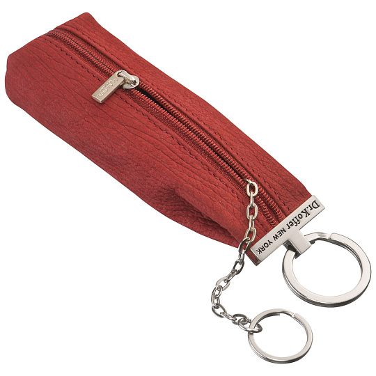 Ключница Dr.Koffer из натуральной кожи красная